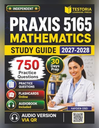 Praxis Mathematics (5165) Secrets Study Guide: Exam Review and